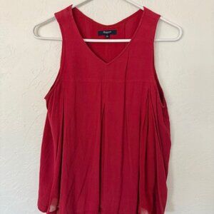 Flowy Madewell Tank Top Red Size 6